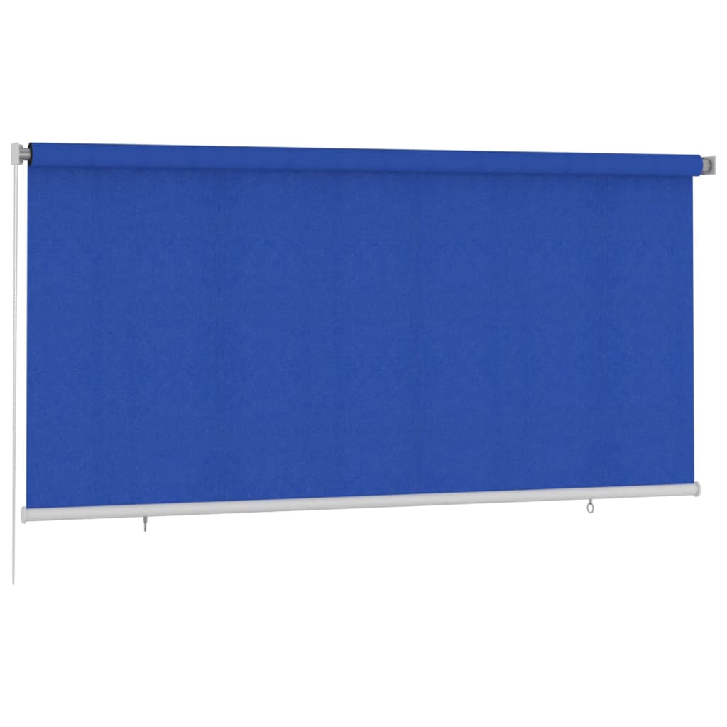 Utendørs rullegardin 300x140 cm blå HDPE