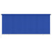 Utendørs rullegardin 350x140 cm blå HDPE