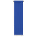 Utendørs rullegardin 60x230 cm blå HDPE