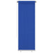Utendørs rullegardin 80x230 cm blå HDPE