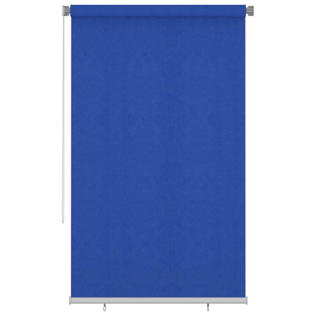 Utendørs rullegardin 140x230 cm blå HDPE