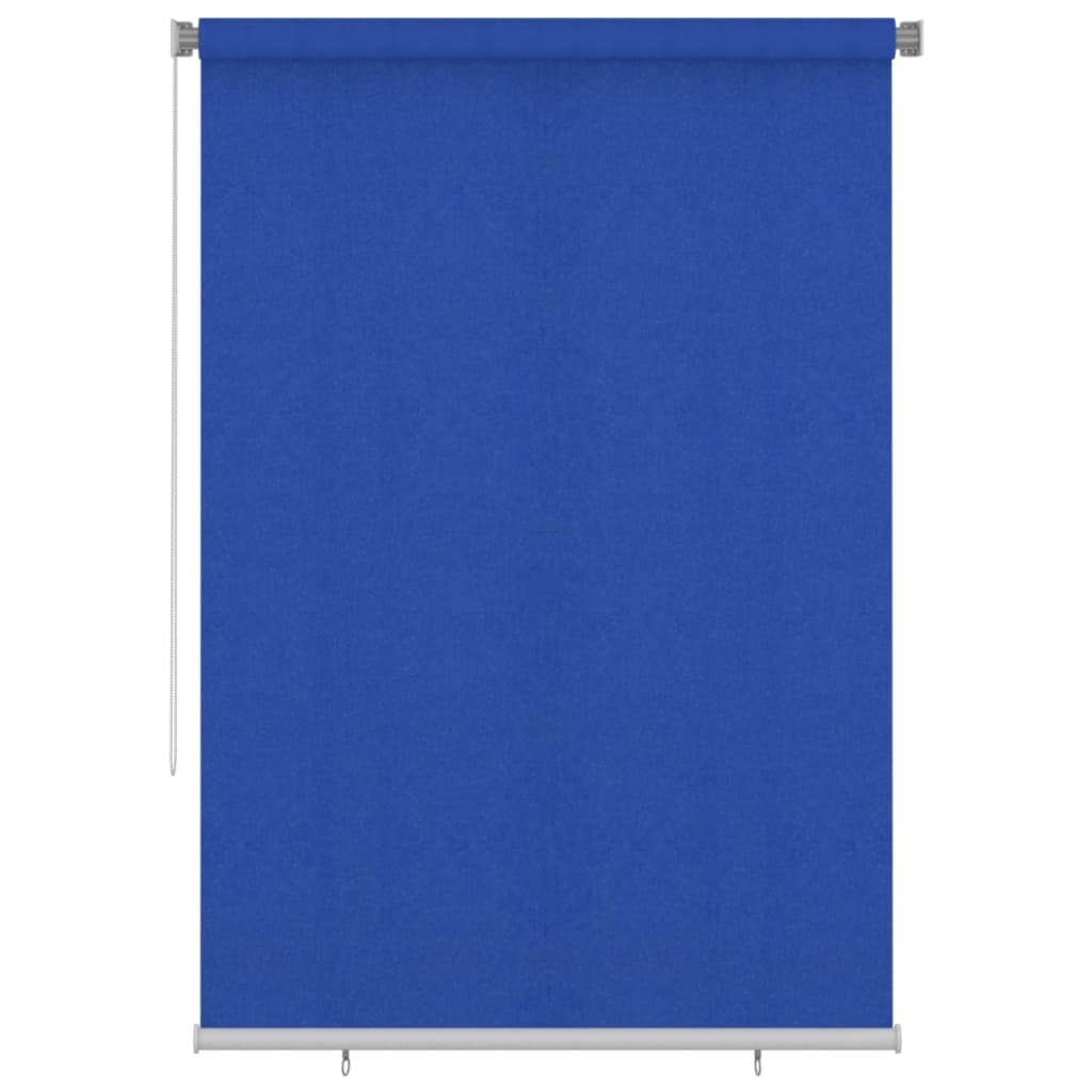 Utendørs rullegardin 160x230 cm blå HDPE