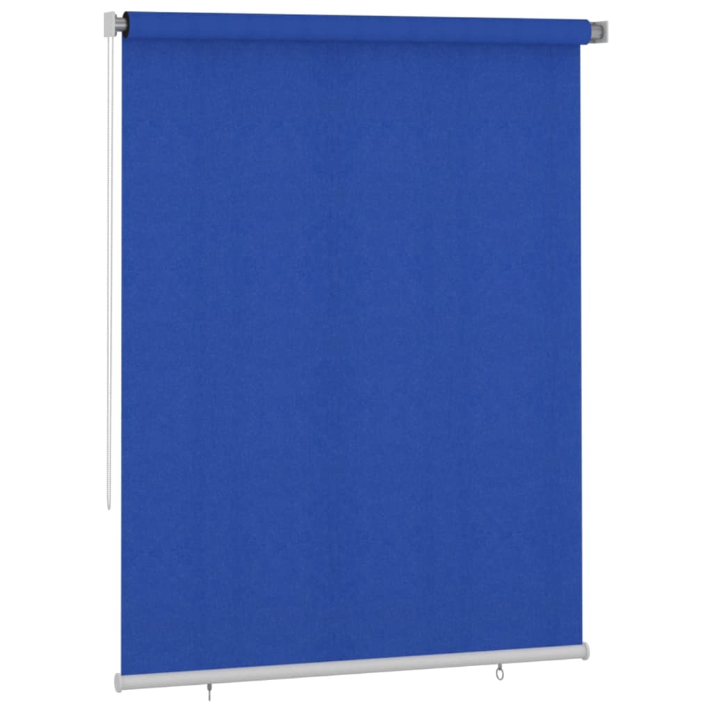 Utendørs rullegardin 180x230 cm blå HDPE