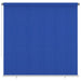 Utendørs rullegardin 240x230 cm blå HDPE