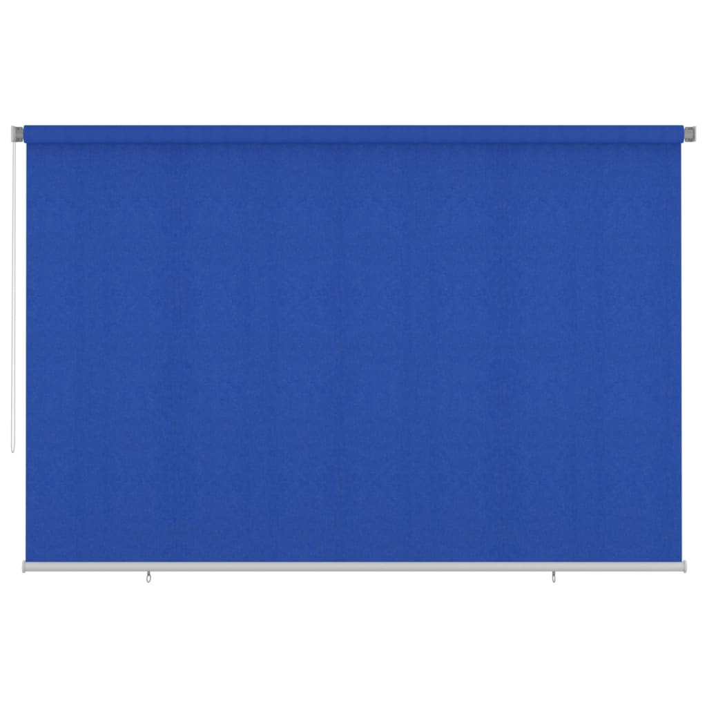 Utendørs rullegardin 350x230 cm blå HDPE