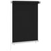 Utendørs rullegardin 105 (B) x 140 (H) cm svart