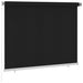 Utendørs rullegardin 185 (B) x 140 (H) cm svart