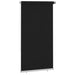 Utendørs rullegardin 125 (B) x 230 (H) cm svart