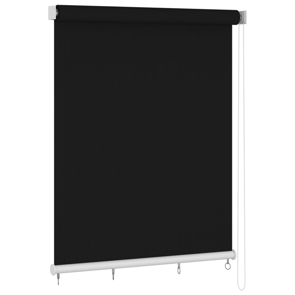Utendørs rullegardin 220x230 cm svart