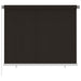 Utendørs rullegardin 180x140 cm brun HDPE
