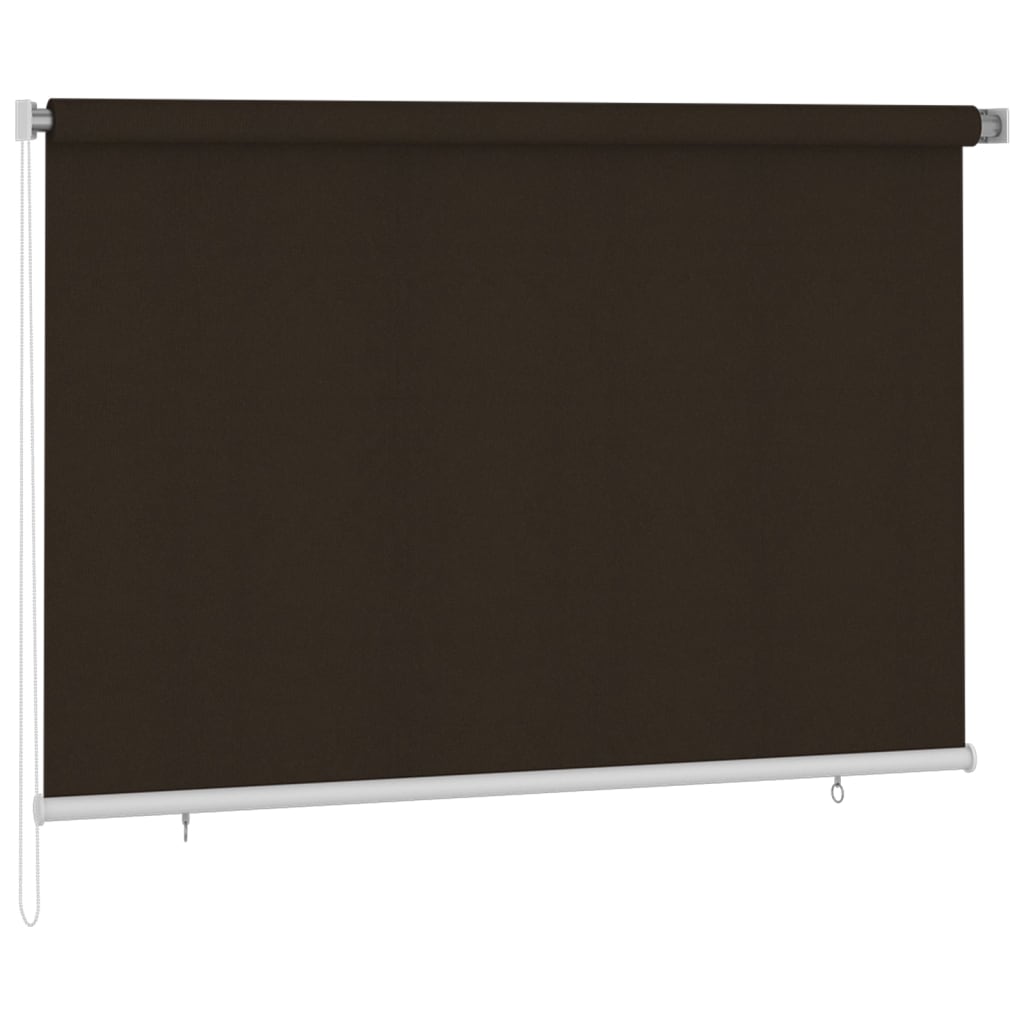 Utendørs rullegardin 220x140 cm brun