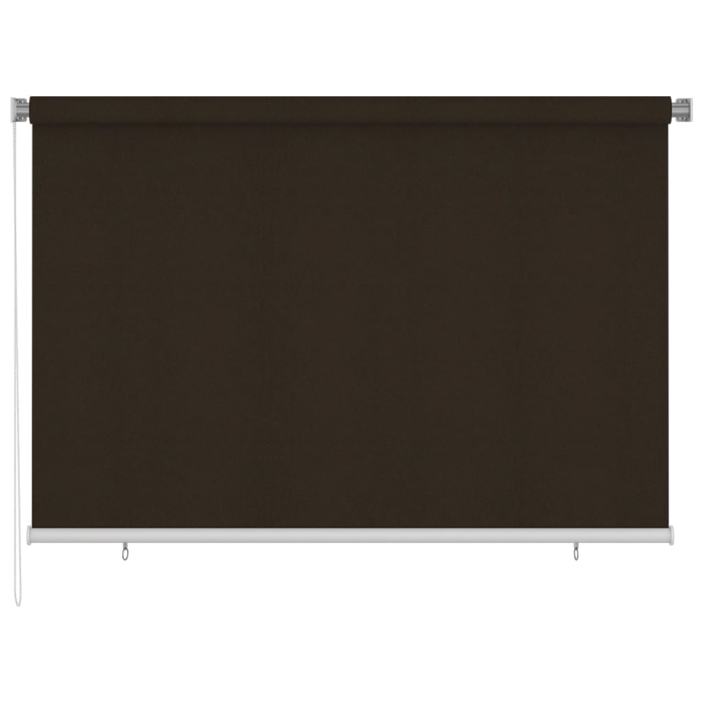 Utendørs rullegardin 220x140 cm brun