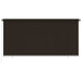 Utendørs rullegardin 300x140 cm brun HDPE