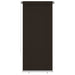 Utendørs rullegardin 100x230 cm brun HDPE