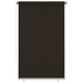 Utendørs rullegardin 140x230 cm brun HDPE