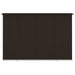 Utendørs rullegardin 350x230 cm brun HDPE