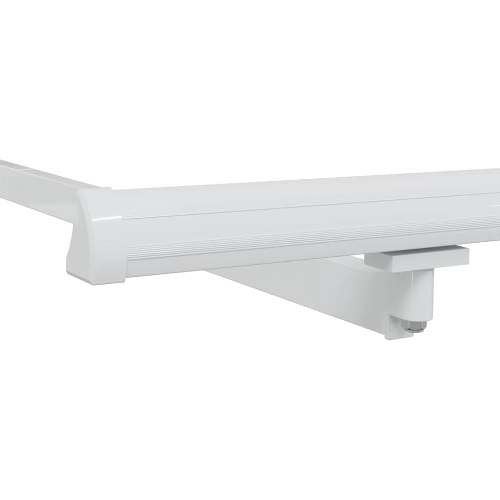 Markise Hvit 4,5 × 3,5 m Metall