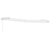 Markise Hvit 4,5 × 3,5 m Metall