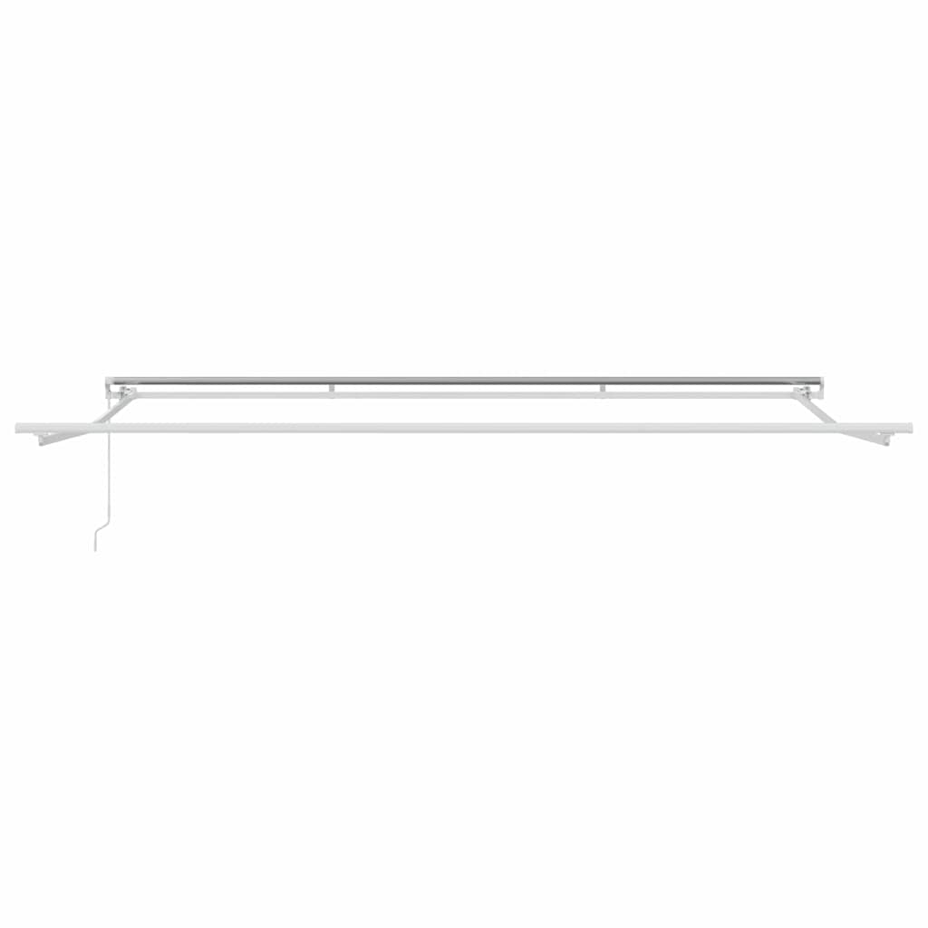 Markiseramme Hvit 500 × 350 cm Aluminium
