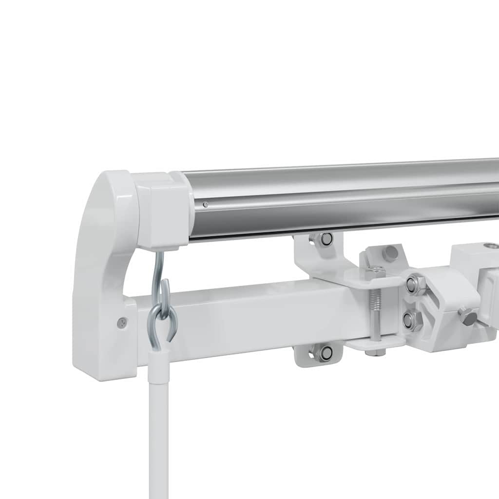 Markiseramme Hvit 600 × 350 cm Aluminium vidaXL