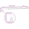 Markise Hvit 6 × 3,5 m Metall