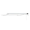 Markise med Hvit 3 x 2,5 m Metall