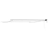 Markise med Hvit 4,5 × 3 m Metall