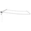 Markise Hvit 5 x 3 m Metall