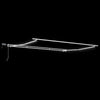 Markise med Hvit 4,5 × 3,5 m Metall
