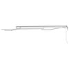 Markise Hvit 3 x 2,5 m Metall