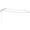 Markise Hvit 3 x 2,5 m Metall