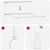 Markise Manual Hvit 3,5 x 2,5 m Metall