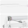 Markise Hvit 4,5 × 3 m Metall
