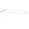 Markise Hvit 6 x 3 m Metall