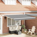 Markiseramme Hvit 3 x 2,5 m Aluminium