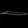 Markise med Hvit 6 × 3,5 m Metall