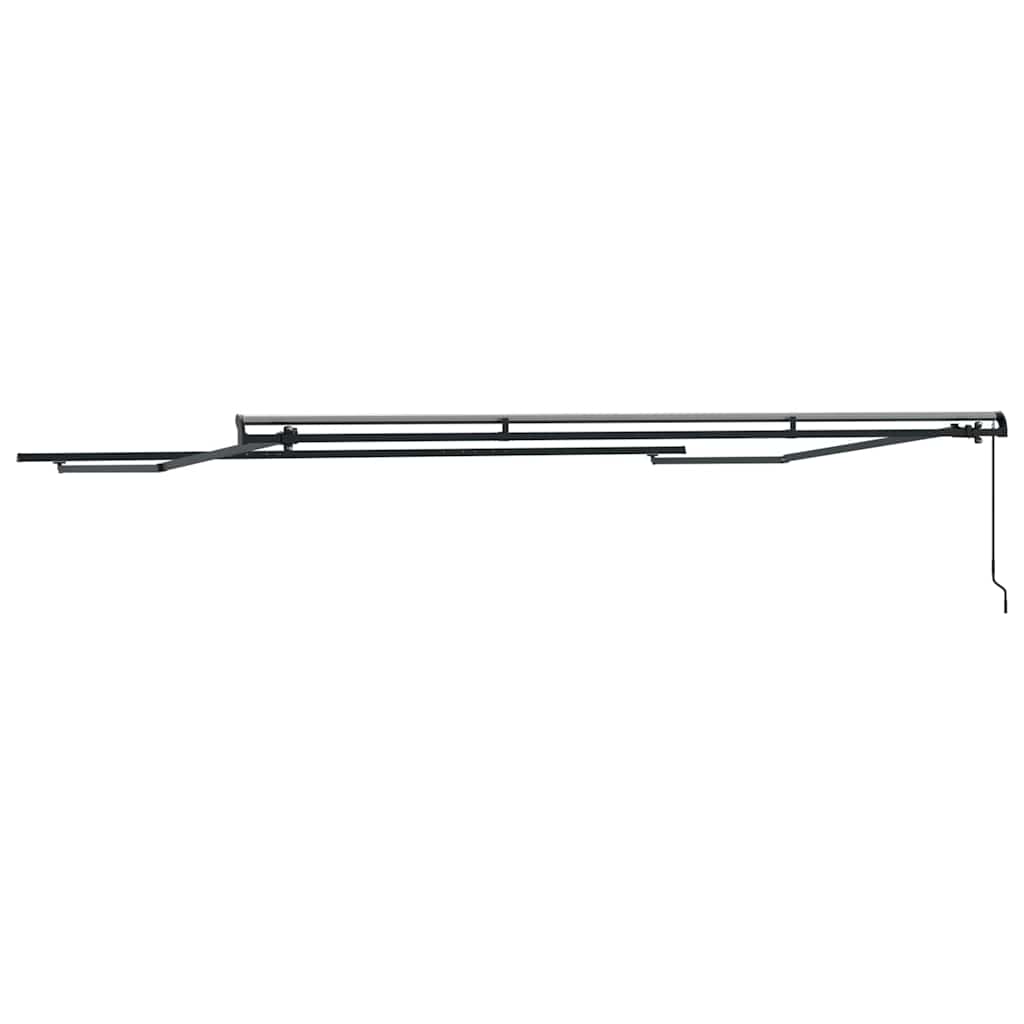 Markise Antrasitt 4 × 3 m Metall