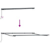Markise Antrasitt 4 × 3 m Metall