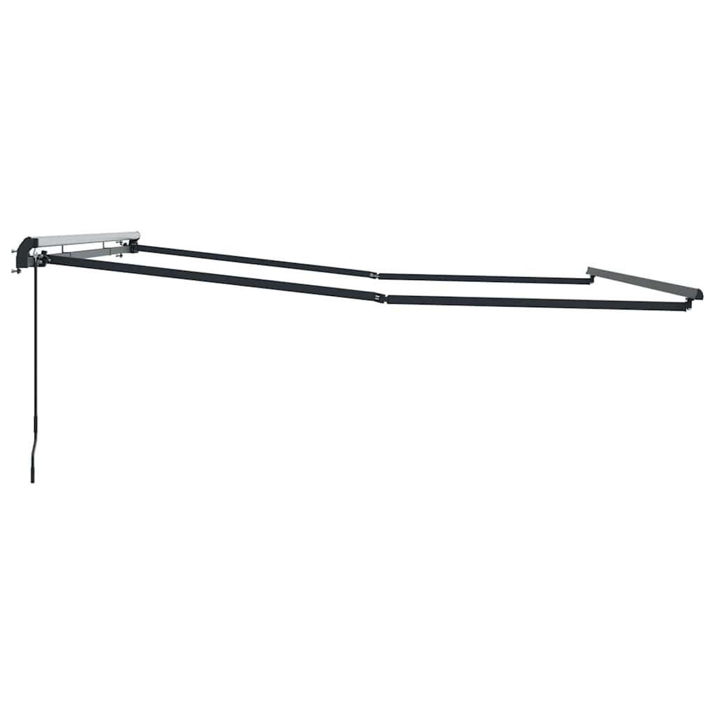 Markise Antrasitt 5 x 3 m Metall