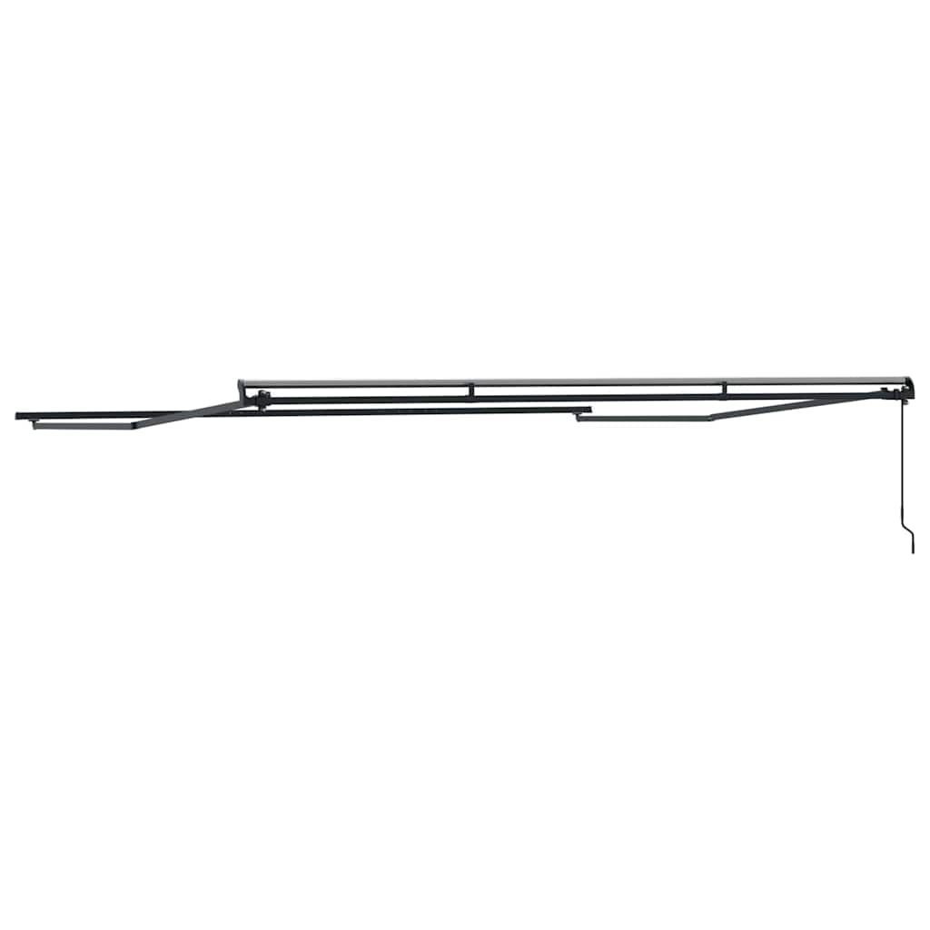 Markise Antrasitt 4,5 × 3,5 m Metall