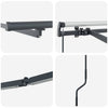 Markise med Antrasitt 4,5 × 3,5 m Metall