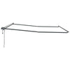 Markise med Antrasitt 5 × 3,5 m Metall