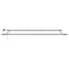 Markise med Antrasitt 6 × 3,5 m Metall