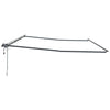Markise med Antrasitt 6 × 3,5 m Metall