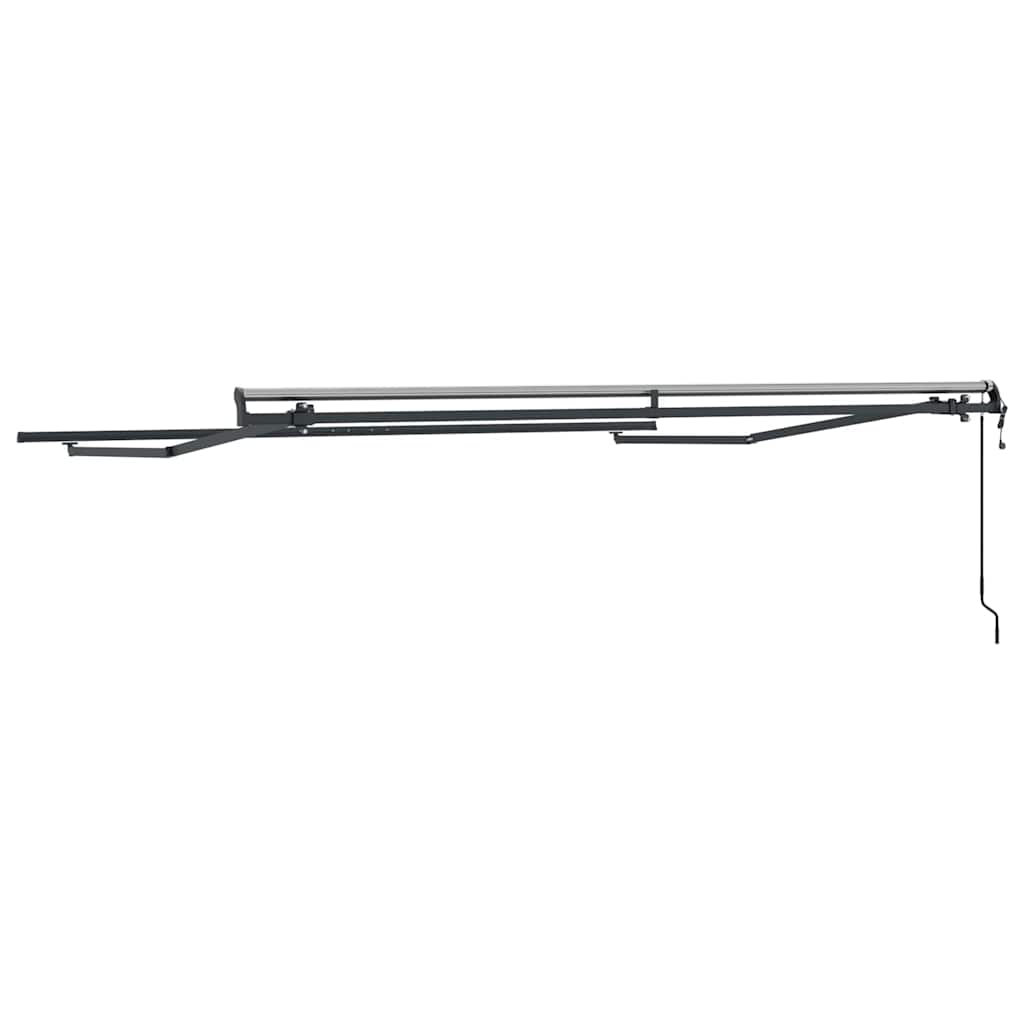 Markise Antrasitt 3 x 2,5 m Metall