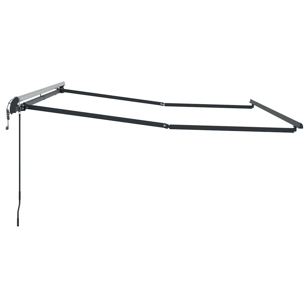 Markise Antrasitt 3 x 2,5 m Metall