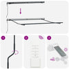 Markise Antrasitt 3,5 x 2,5 m Metall