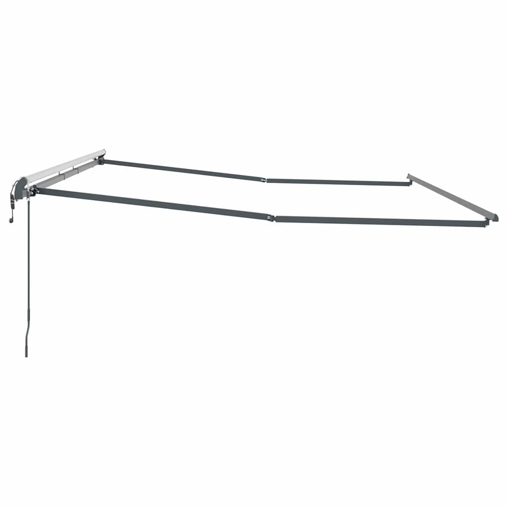 Markise Antrasitt 5 x 3 m Metall