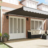 Markise Antrasitt 6 x 3 m Metall