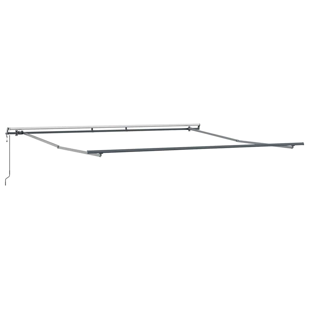 Markise Antrasitt 5 × 3,5 m Metall